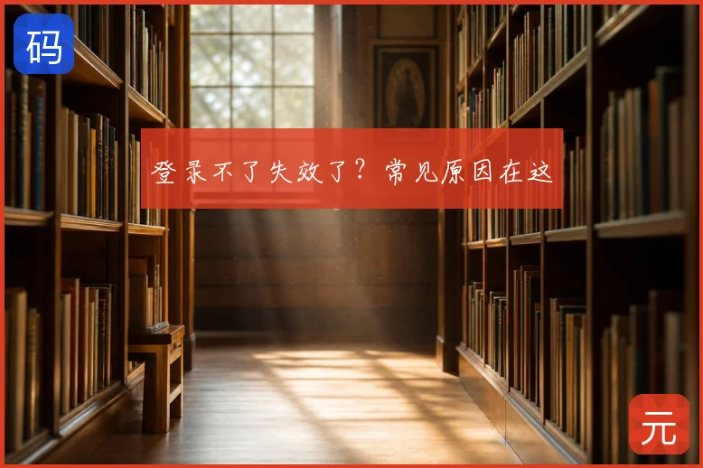 登录不了失效了?常见原因在这